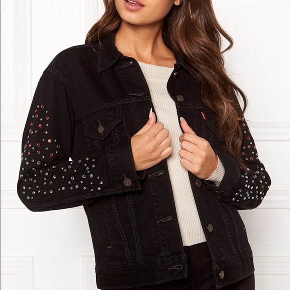 Levi's Jackets & Blazers - NEW Levi’s studded ex-boyfriend trucker denim jacket